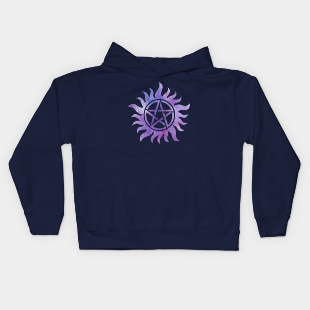 ANTI - SPN VIOLET Kids Hoodie by GreatSeries